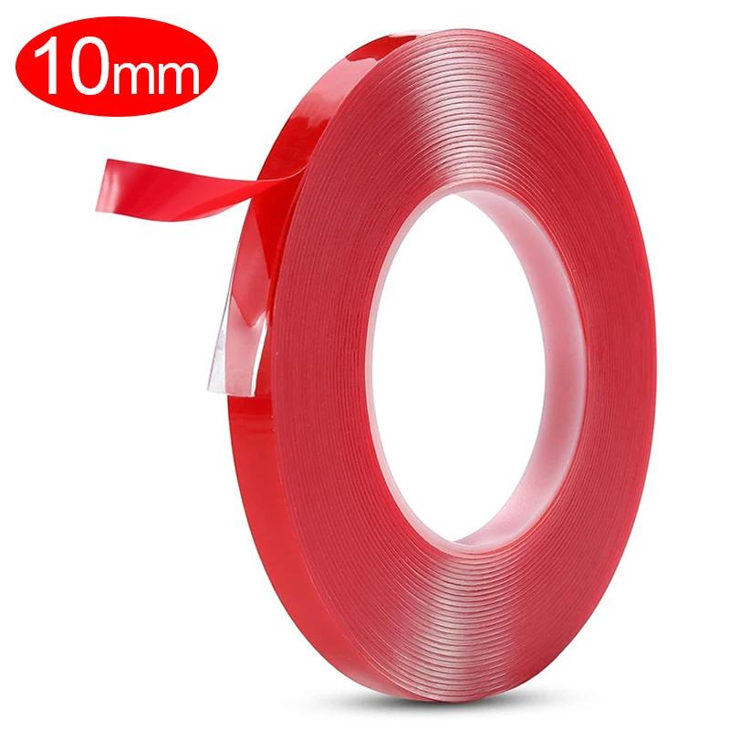 6/3M Ultrastarkes doppelseitiges Klebeband Acrylschaum Transparent Keine Spuren Klebebänder Wiederverwendbare wasserdichte Wandaufkleber