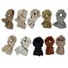 Korean Scarf Lightweight Warm Winter Wear Neck Wrap For Women Men