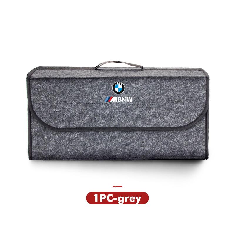 For BMW Car Logo Trunk Storage Box Large Capacity Tool Organiser Bag Accessories Performance X1 M3 M6 F01 F02 E34 E36 E60 F10