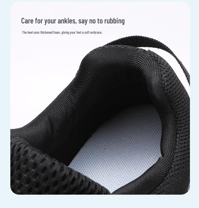 Men's Breathable Wide-Toe Barefoot Casual Shoes - Large Size, All-Season Walking Shoes