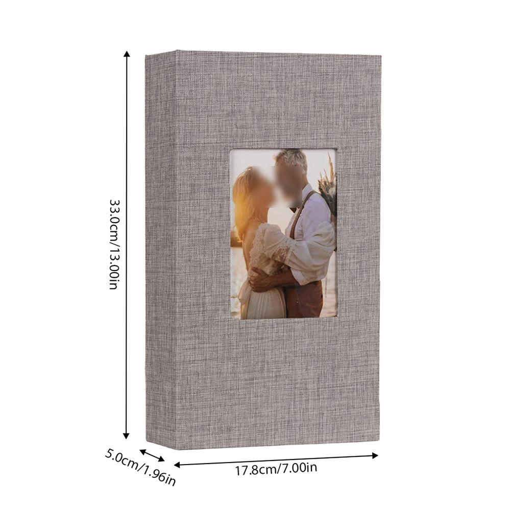 Wedding Keepsake 33*17.8*5cm 4x6 Photo Album Photo Album For Weddings Photo Album Slip-in Pockets Slip-in Format серый