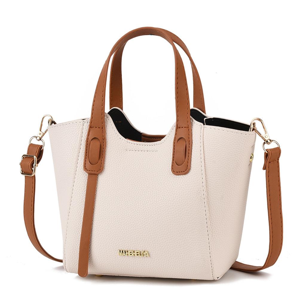 

Stylish And Minimalist Large Capacity Tote Bucket Bag For Women In Chic Colors For 2024 OffWhite