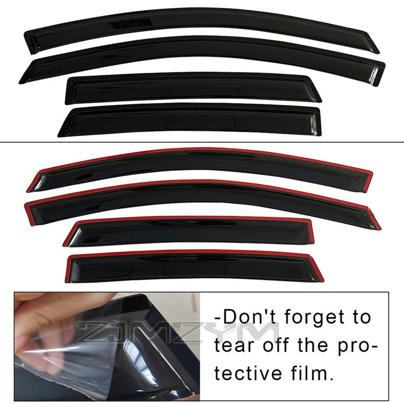 Window Visor for RENAULT CLIO 4 HATCHBACK WAGON 2012 2013 2014 2015 2016 2017 2018 2019 Wind Deflectors Rain Guards Door Ent