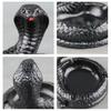 Snake Ashtray Resin End Table Ashtray Artistic Coiling Snake Ashtray Reptile Lover Gift for Year of The Snake Home Office Decor