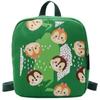 Cute Cartoon Cotton Linen Backpack For Toddlers Unisex Pre-k School Bag