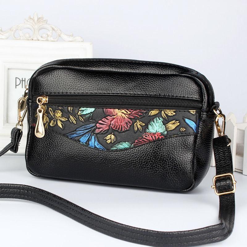 

New women s shoulder bag fashion trend embossed crossbody portable dual-purpose mother bag women