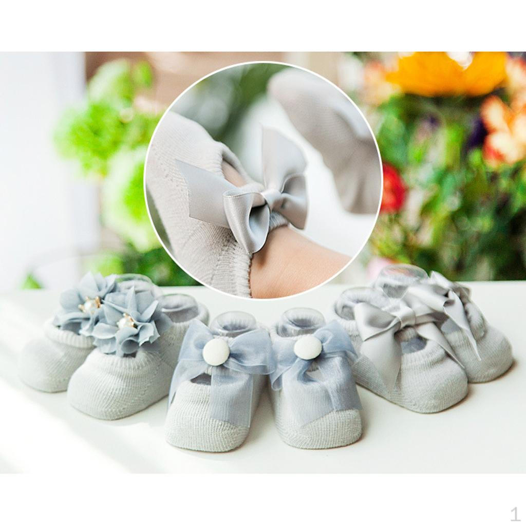 

and boy Lace Anti-slip Socks Slipper 0-1Y серый