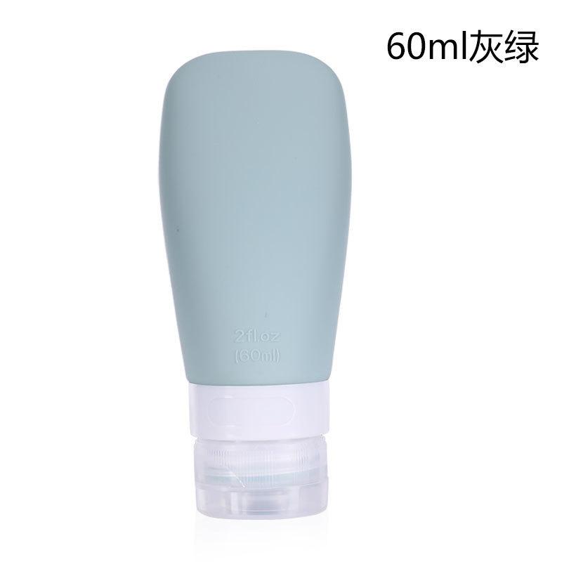 Silica Gel Packaging Bottle 60 Ml Shampoo Shower Gel Fire Extinguisher Bottles Squeeze Shower Gel Silicone Travel Set