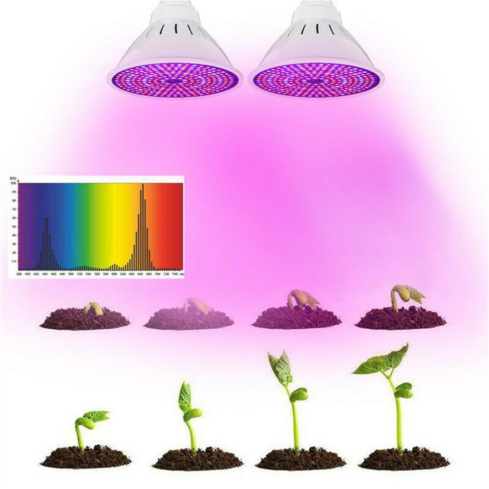 E27 Led Plant Growth Light Full Spectrum Led Bulb Plant Growth Light 48/60/80LED