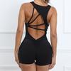 Tuta Yoga Senza Schiena SEXY Cloud Rise Palestra per Donne Outfit Sportivo Monopezzo Body Fitness Tuta Allenamento Tuta da Corsa Abbigliamento Sportivo