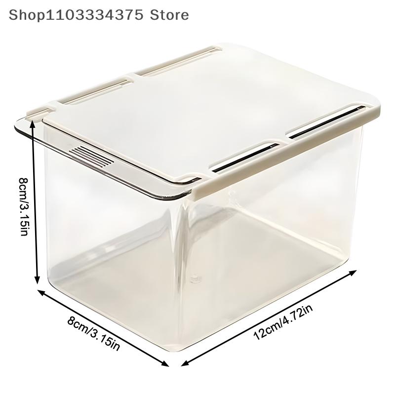 Transparent Cartoon Pull-out Storage Box Bathroom Bathroom Cabinet Mirror Cabinet Under The Storage Box Cotton Swabs Cotton Pads