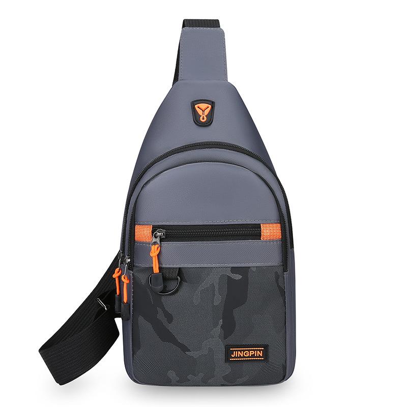 

Мужская простая нагрудная сумка Ins Модная сумка через плечо Уличная сумка для отдыха и спорта Сумка-мессенджер Большой вместимости Сумка для поездок на работу