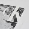 Calvin Klein Crew Neck Short Sleeve cK Logo White Size M [Calvin Klein] Men's T-Shirt [Used]