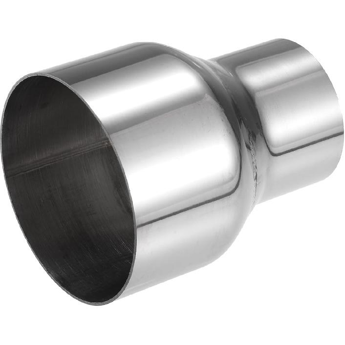 

Exhaust Pipe Adapter Connector Reducer, 2.5 ID - 2.5 OD Exhaust Adapter Universal for Car Truck Pickup Durable Stainless Steel Silver Tone 2 ID - 3 OD