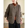 Frauen Jacke Herbst Winter Parkas Weibliche Mittleren Alters Mütter Lose licht Dünne Beiläufige Kurze Warme Baumwolle Gepolsterte Oberbekleidung