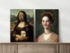 Set of Two Posters Mona Lisa The Scream