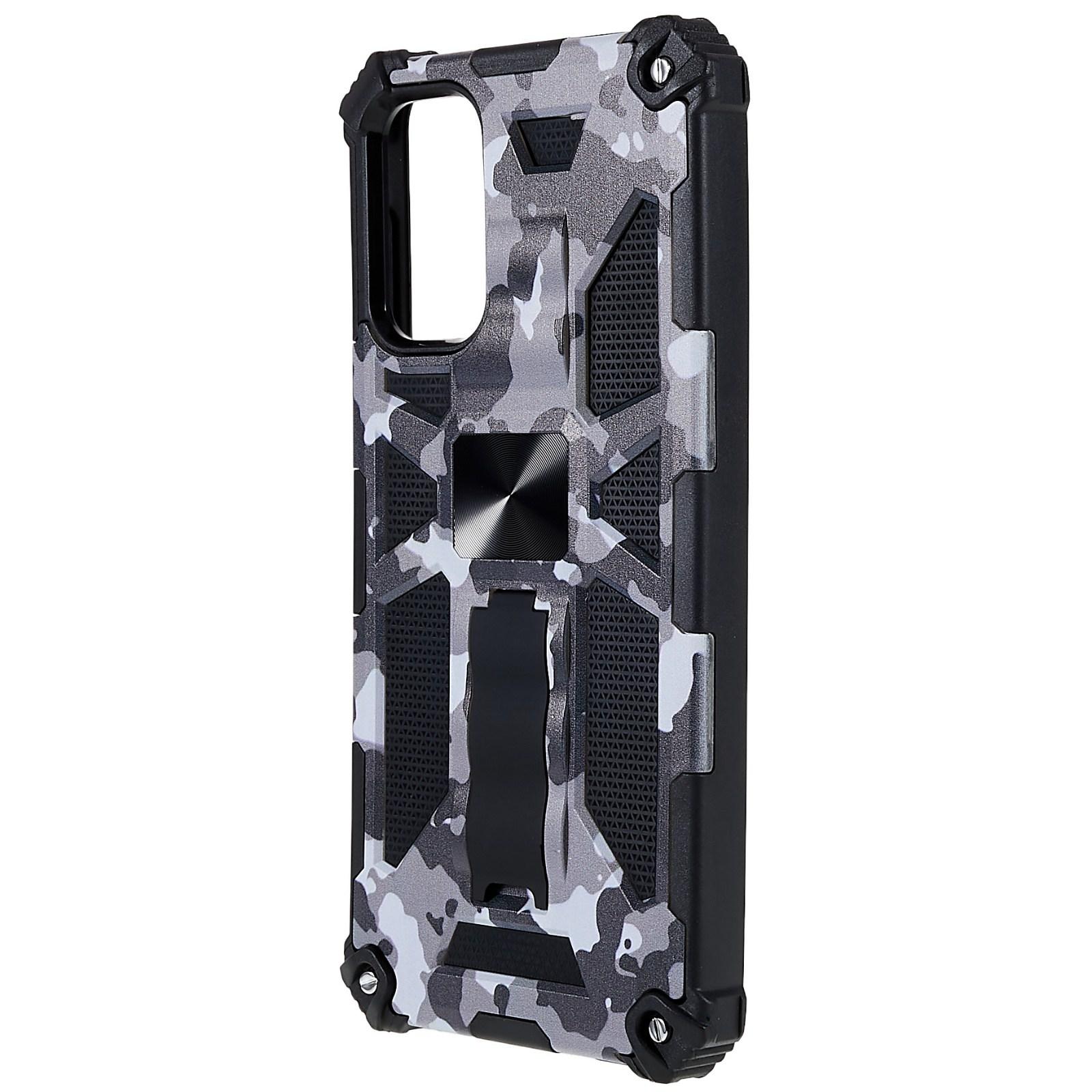 

Military Grade Camouflage Design Anti-fall Phone Case with Hidden Kickstand and Built-in Metal Sheet Cellphone Cover for Samsung Galaxy A13 5G Camouflage Black