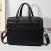 Men's Business Handbag Fashion Casual Large Capacity Men's Bag Trend Advanced Sense Bag Top Layer Cowhide Briefcase