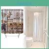 Animal Shower Curtain Peva Waterproof Bathroom Divider For Home Use