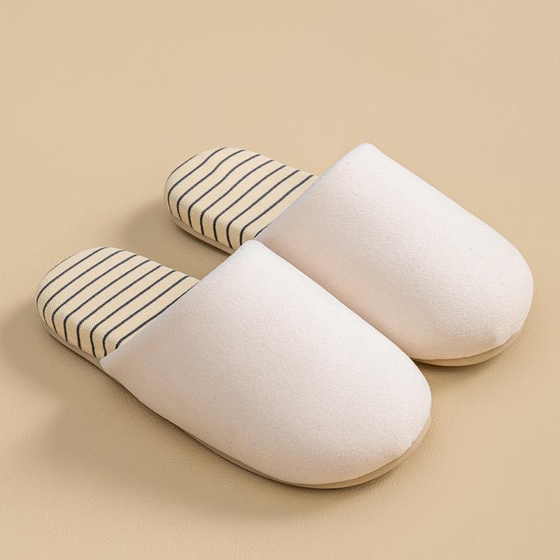Cixi cotton slippers soft bottom silent season home indoor warm non-slip plush cotton slippers
