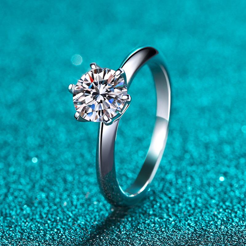 Charm 925 Sterling Silver Rings For woman Shining crystal adjustable size Fashion Gifts engagement wedding high quality Jewelry