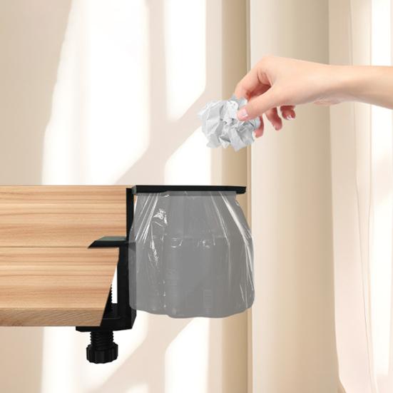 Trash Bag Holder Strong Load-bearing Universal Simple Installation Desk Hanging Garbage Bag Organizer Storage Rack