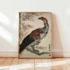 Cranes Flying Poster, Japanese Art Print, Traditional Ink Painting, Elegant Bird Art, Nature Wall Decor Oriental Landscape Decor