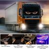 2PCS Devil Eyes Light for Cars Windshield LED Matrix Pixel Panel Display Evil Eyes LED Screen Animated Dynamic for SUV Truck