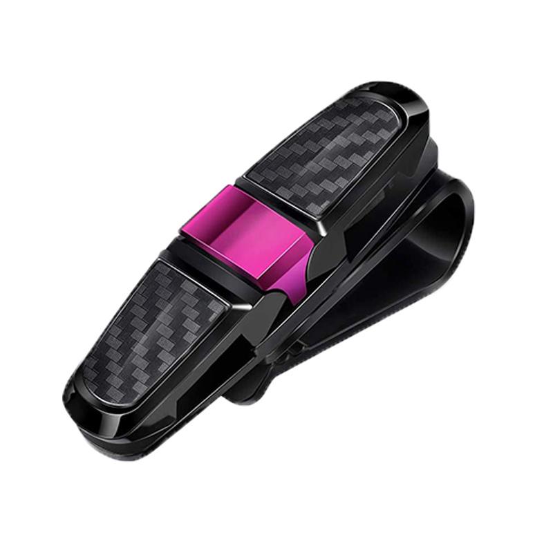 Etui na okulary samochodowe Auto osłona przeciwsłoneczna uchwyt na okulary okulary przeciwsłoneczne klips na karty uchwyt na bilet piórnik Clip Box Universal