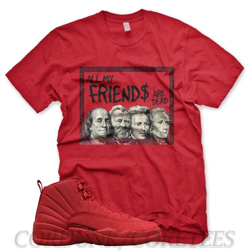 New DEAD PRESIDENTS T Shirt for J1 12 XII Bulls Gym Red Bred S