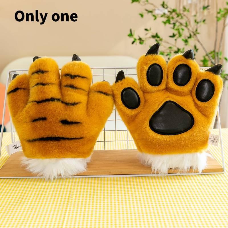 Simulation Cute Modeling Tiger Claw Tail Headband Stage Performance Gift Props