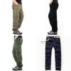 Outdoor Men Multipocket Work Pants Cotton Durable Casual Trousers For Youth
