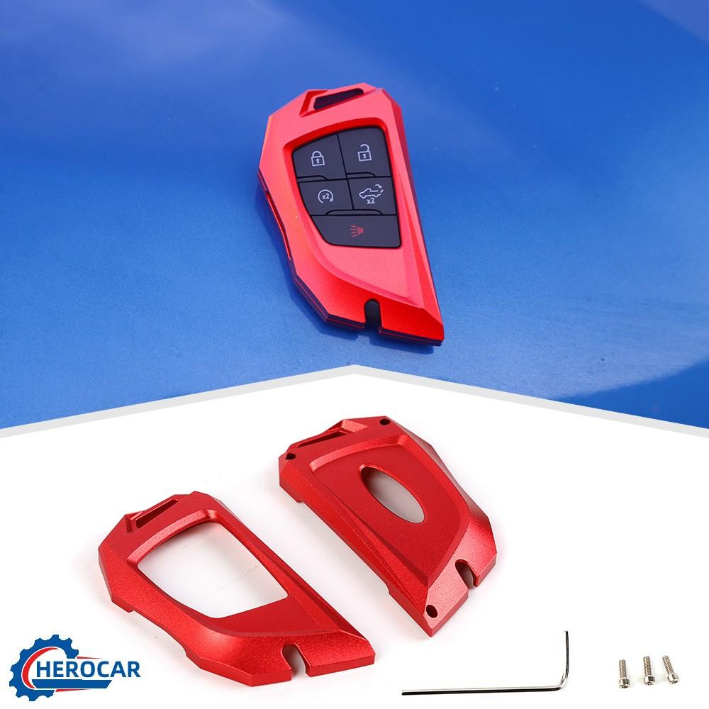 Car Key Fob Case Cover Trim For Chevy Silverado /Suburban /Tahoe /Colorado +