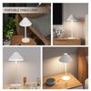 Cordless Rechargeable Table Lamp LED Nightstand Lamp Touch Control Desktop Night Light For Bedroom Dimmable Bedside Lighting