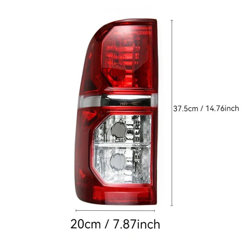 1Pc Tail Light Assembly With Wires For Toyota Hilux 2005 2006 2007 2008 2009-2015 Rear Taillight Warning Light Reversing Light