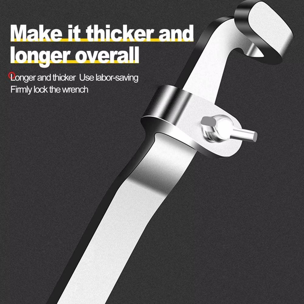 1pc High Strength Wrench Extension Bar Dual Purpose Torque Booster Rod  Garage Work