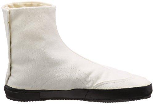 Moonstar Lifestyle FINE VULCANIZED/JIKATABI Tabi Sneakers, Made in Japan, Vulcanized, White/Black, Size 22.0 cm, 2E