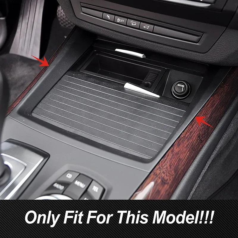 Stainless Steel Center Console Water Cup Holder Frame Decoration Cover Trim For BMW X5 E70 2008-2013 LHD Car Styling Interior