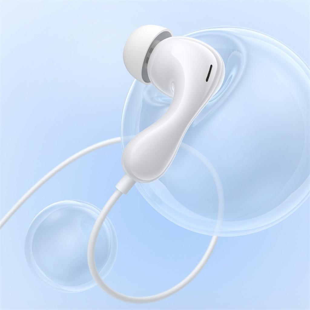 Słuchawki przewodowe douszne Encok CZ20 USB-C - białe