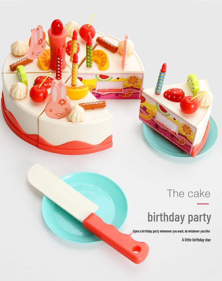 DIY Singing Birthday Cake Candle & Cutting Toy for Kids