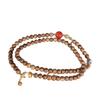 Women's Hainan Agarwood Double Wrap Bracelet, 6mm Round Beads - Perfect New Year Gift and Cultural Accessory.