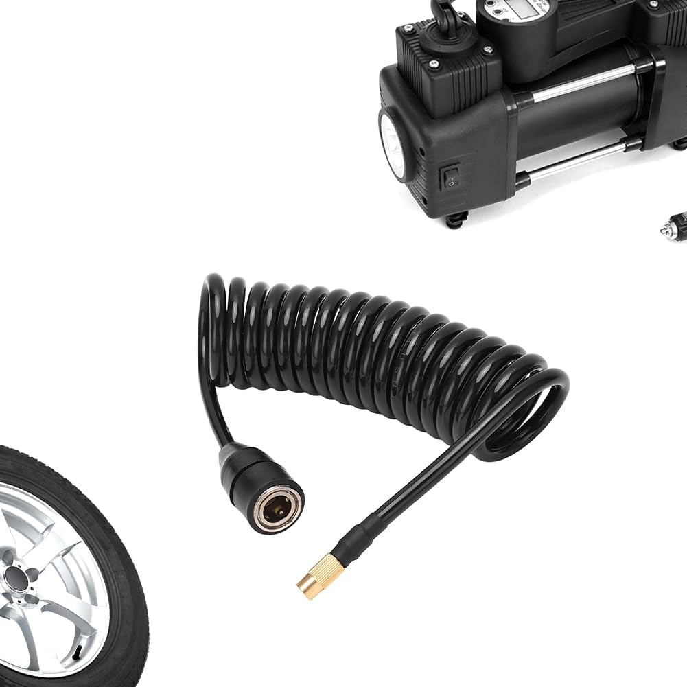 Aufblasbares Schlauchverlängerungsstück, Autopumpenschlauch 9,84 Fuß PS20 Buchse Reifenpumpen-Anschlussadapter-Schläuche Ersatzkompressor Präzision Biegsam Kompatibel