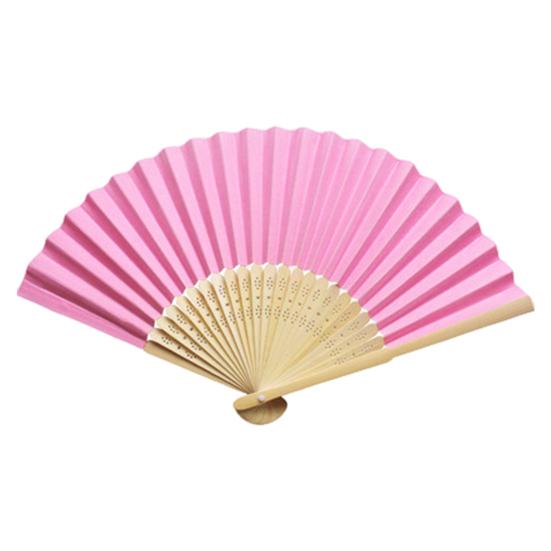 Folding Hand Fans for Women Reusable Paper Fan for Wedding Dancing Party Favors DIY Crafts Lightweight Travel Fan