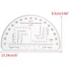 Map Reading Ruler Protractor Military Protractor Coordinate Scale for Topographical Map Reading and Land Navigation