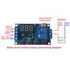 DC 6-30V Support Micro USB 5V LED Display Automation Cycle Delay Timer Switch Off Delay Time Relay 6V 9V 12V 24V Relays 5