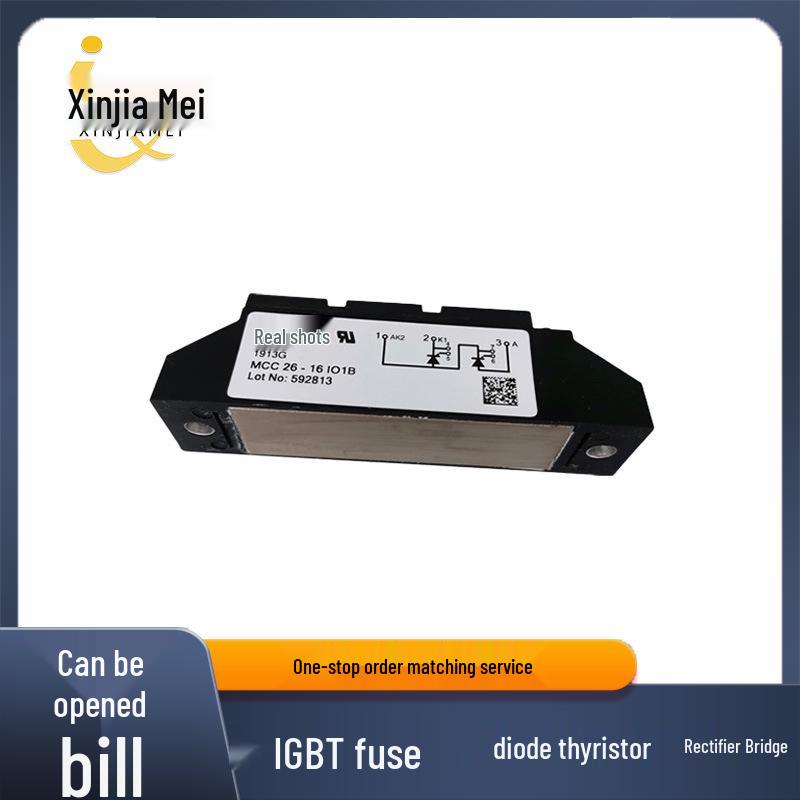 

Brand New MCC26-16IO1B Thyristor IGBT Power Module - Complete Electronic Component.
