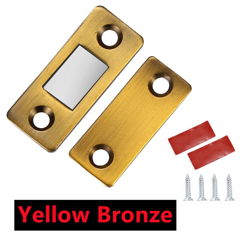 6 Colors Magnetic Door Catch Ultra-Thin Cabinet Catches Door Closed Magnets Sheet Adhesive Closet Drawer Window Magnet Latches