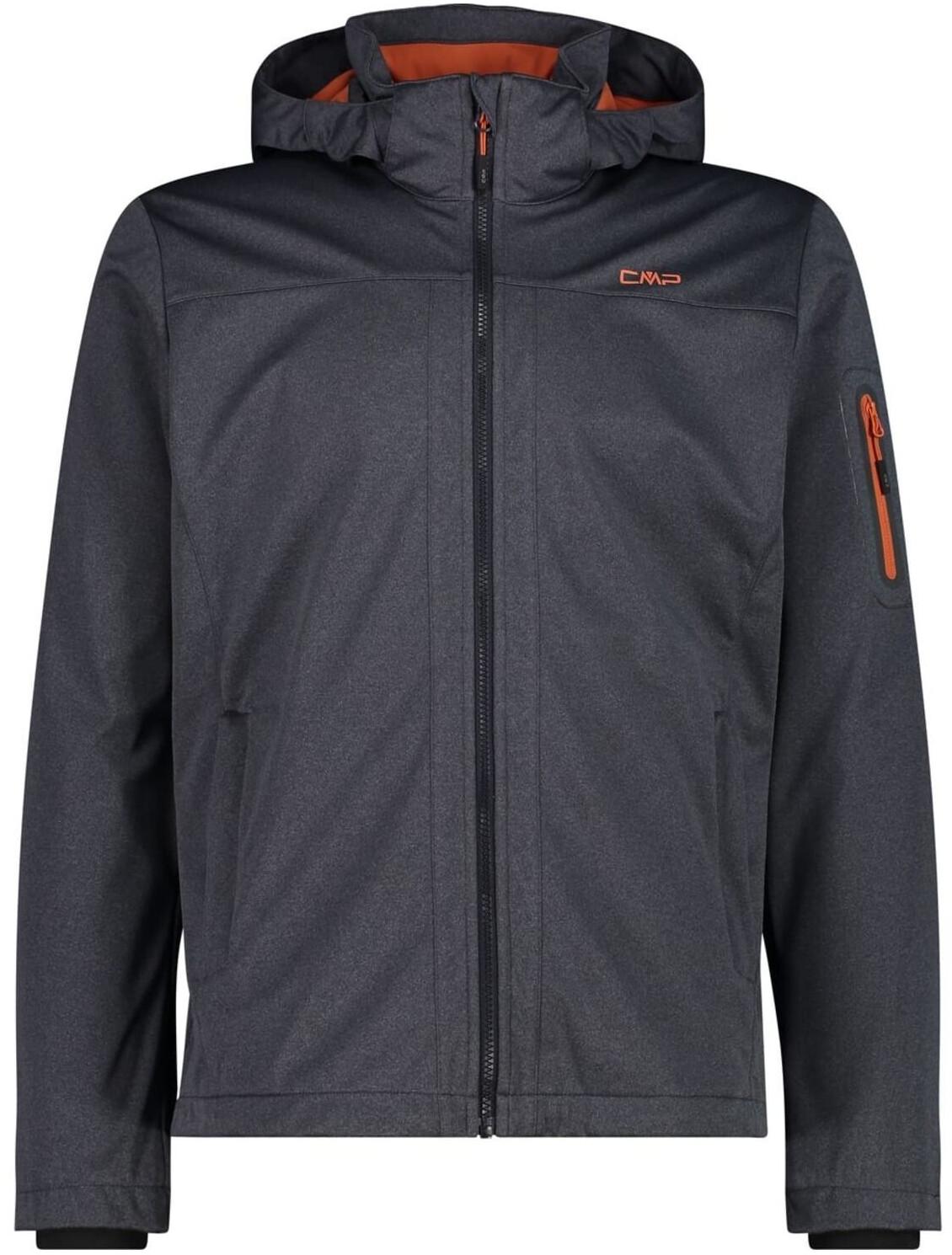 

Куртка CMP Light Softshell Jacket with Detachable Hood (39A5027M) anthracite mel ruggine 54
