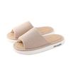 Linen Slippers Women's Summer Indoor Home Household High-end Cotton and Linen Floor Cool Slippers Thick Bottom Non-slip Four Seasons
