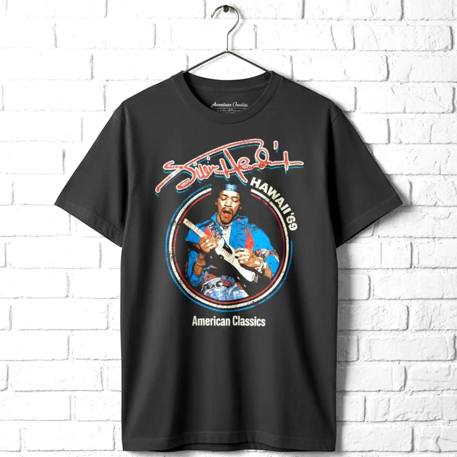 Jimi Hendrix Hawaii 1969 Men s T-Shirt XS